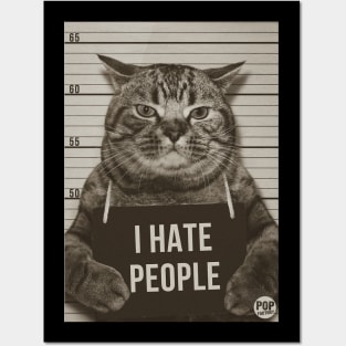 I HATE PEOPLE Posters and Art